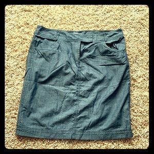 Blue jean skirt
